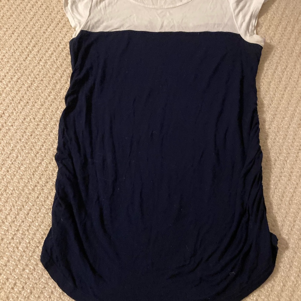 Bellyssima maternity shirt navy